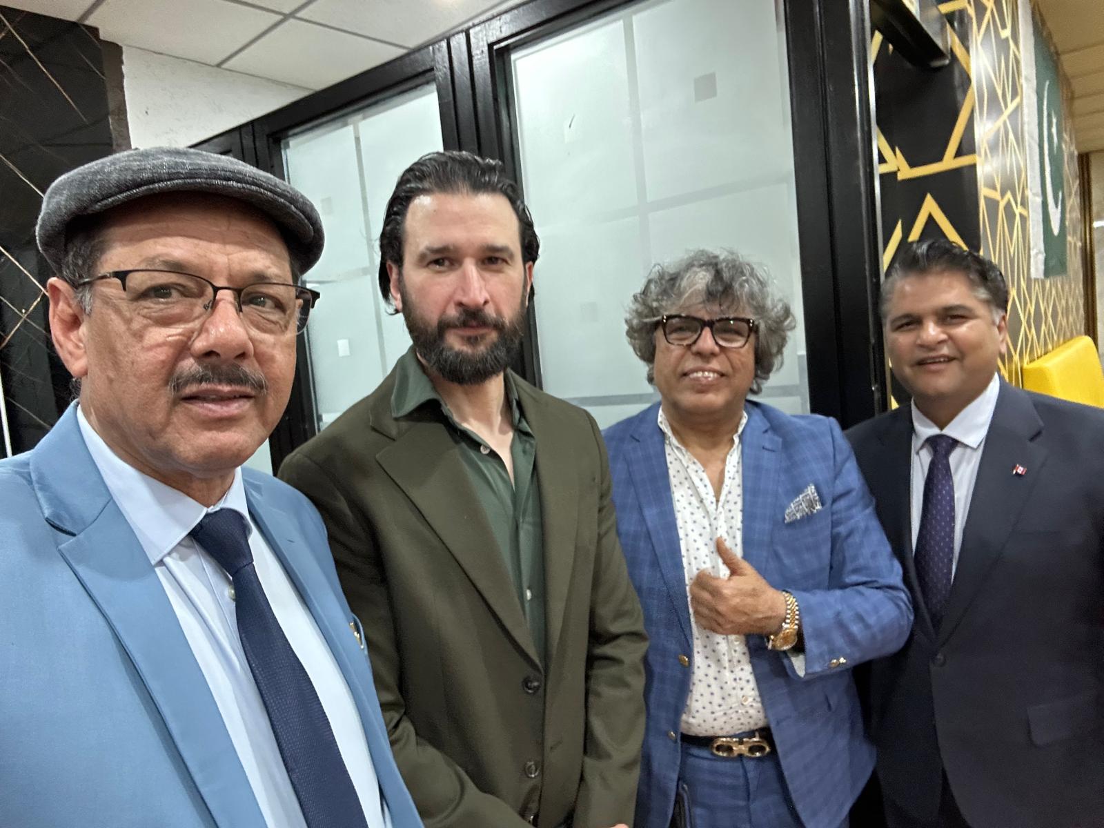 Shoaib Nasir with Raja Shafiq & others