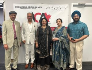 President ICA Shoaib Nasir, Zafer Khan, Dr Shahina Kishwer, Mrs Sangha & Dr Jagmohan Sangha.